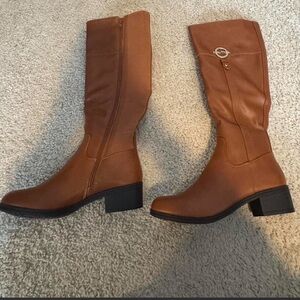 Brown Knee-High Boots